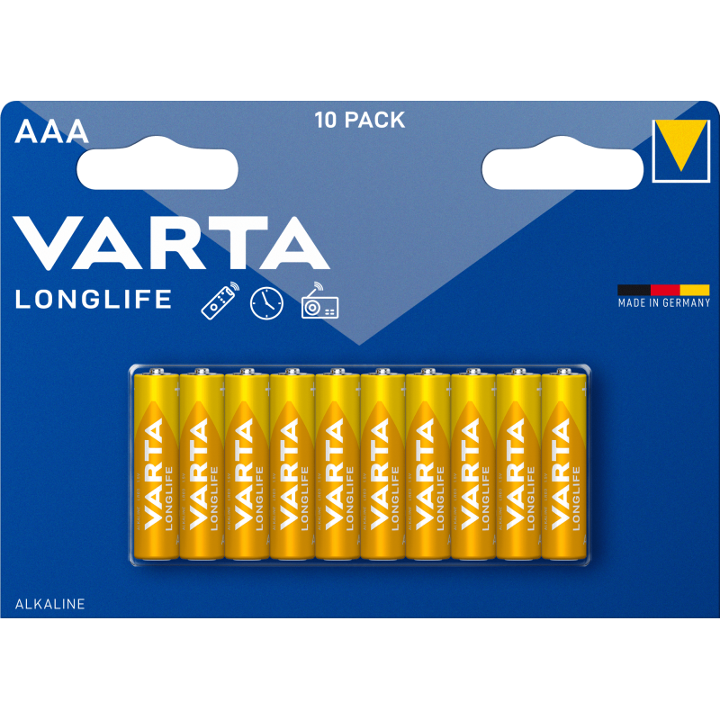 Pile VARTA LR03/AAA LONGLIFE Blister x 10