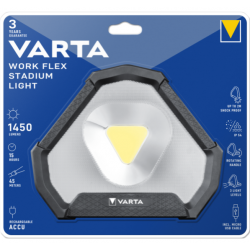 Lampe VARTA Projecteur WORK FLEX STADIUM LIGHT (Li-Ion Rechargeable / 5W)