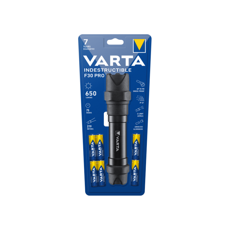 Lampe VARTA pour piles AA Light 3W LED 6 AA incluses