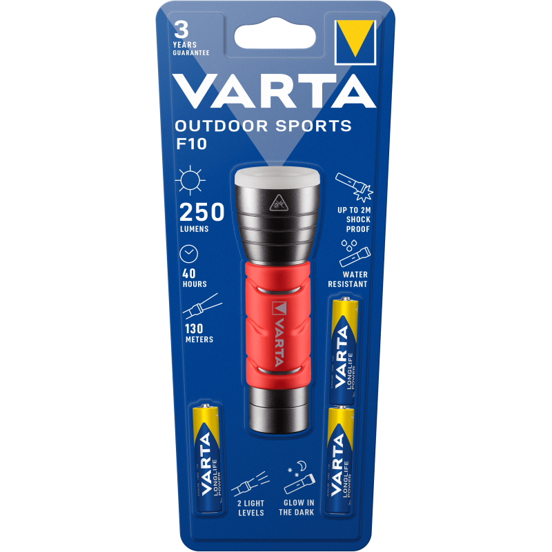 Lampe VARTA pour piles AAA Outdoor Sports LED - 3 x AAA