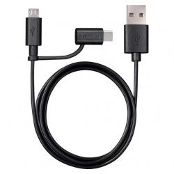 Ampoule VARTA CHARGE & SYNC 2 in 1 Micro USB & USB TYPE C CABLE
