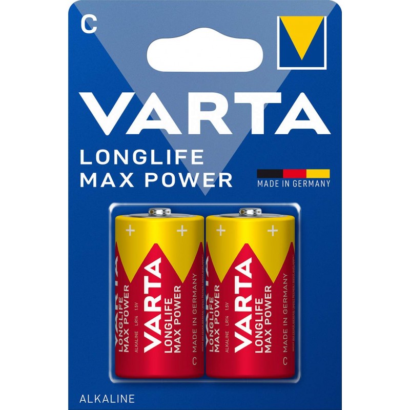 Pile VARTA alcaline LR14 ( C )  Longlife Max Power X2