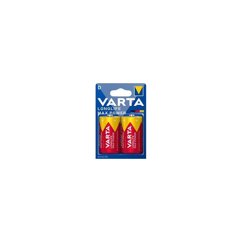 Pile VARTA alcaline LR20 (D)  Longlife Max Power X2