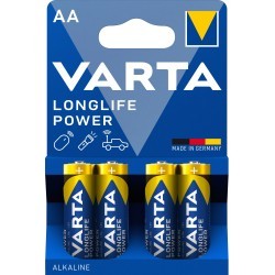 Pile VARTA alcaline LR06 (AA) Longlife Power X4