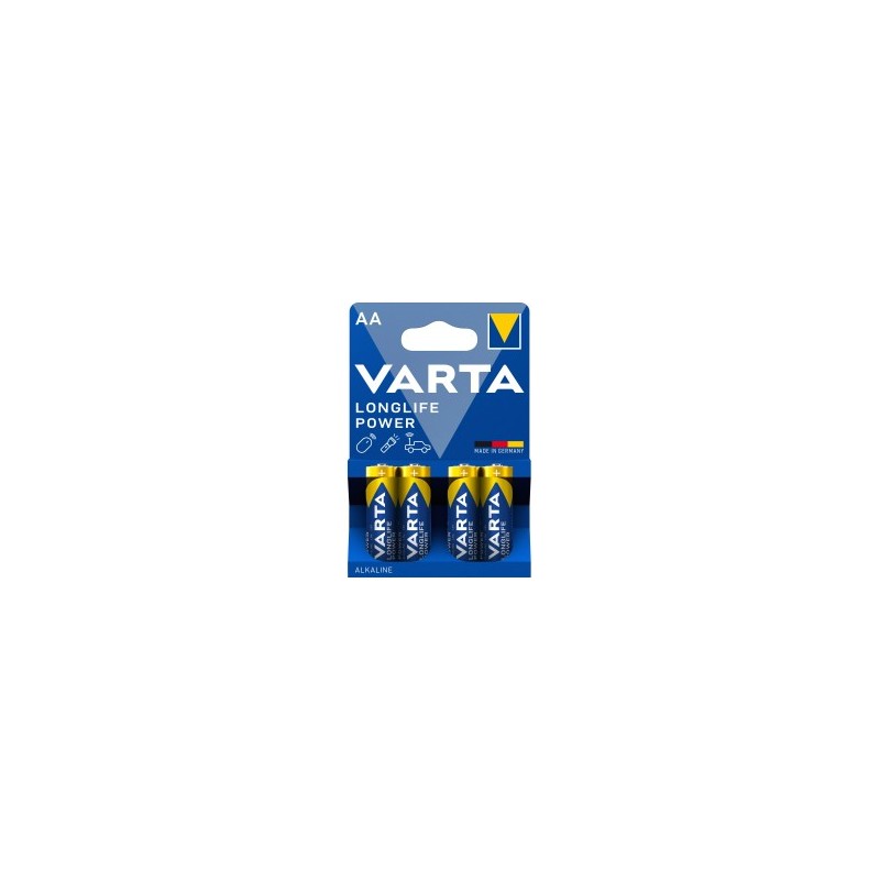 Pile VARTA alcaline LR06 (AA) Longlife Power X4