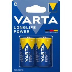 Pile VARTA alcaline LR14 ( C ) Longlife Power X2