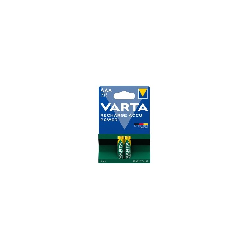 Pile VARTA ACCUS PROFESSIONNEL HR03 - AAA 1000 mAh X2