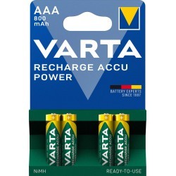 Pile VARTA rechargeable HR03 - AAA 800 mAh X4