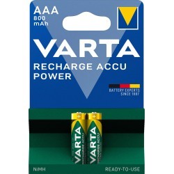 Pile VARTA rechargeable HR03 - AAA 800 mAh X2