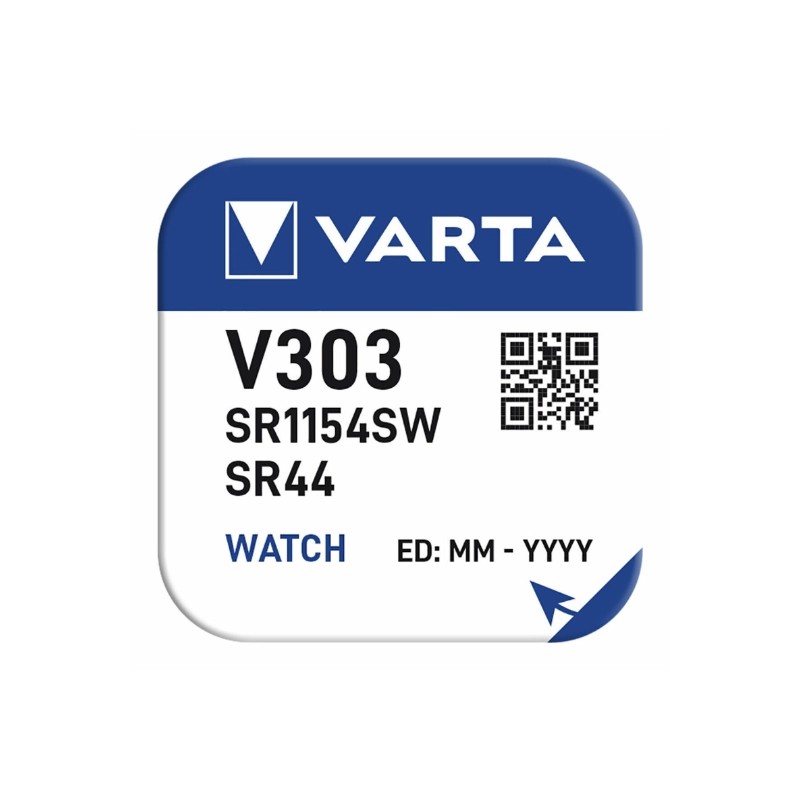 Pile VARTA montre Oxyde d'Argent V303 - SR44