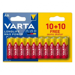 Pile VARTA LR06 (AA) Longlife Max Power (10+10 gratuites)