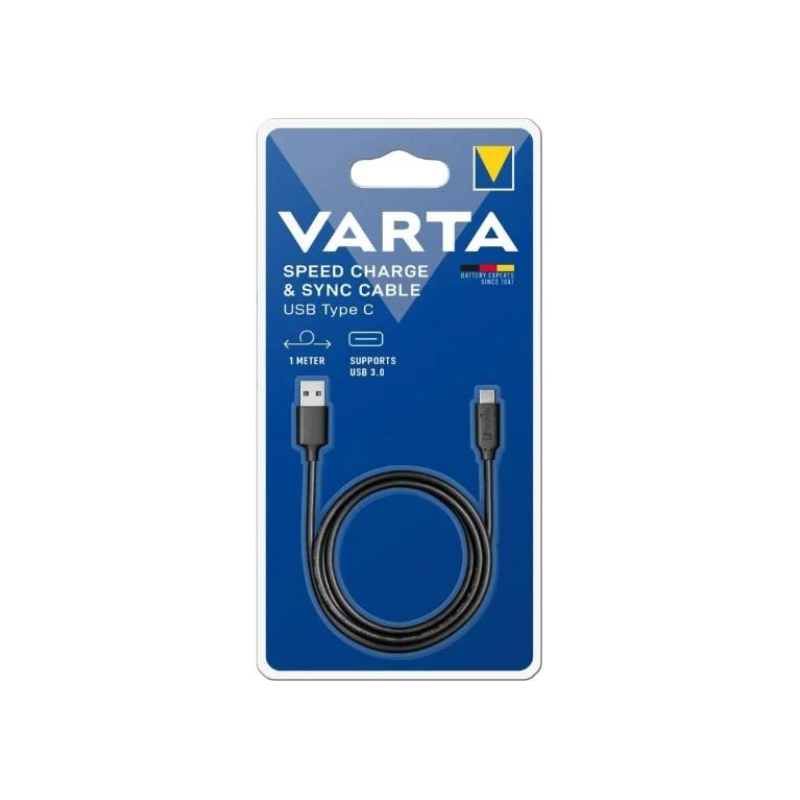 VARTA CHARGE & SYNC CABLE AVEC USB 3.1 TYPE C CONNECTOR