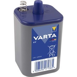Pile VARTA 4R25 saline 6V plastique à ressort