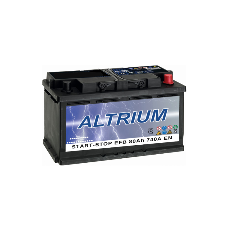 Batterie voiture Start & Stop EFB 80Ah 480AEN (pas cher)