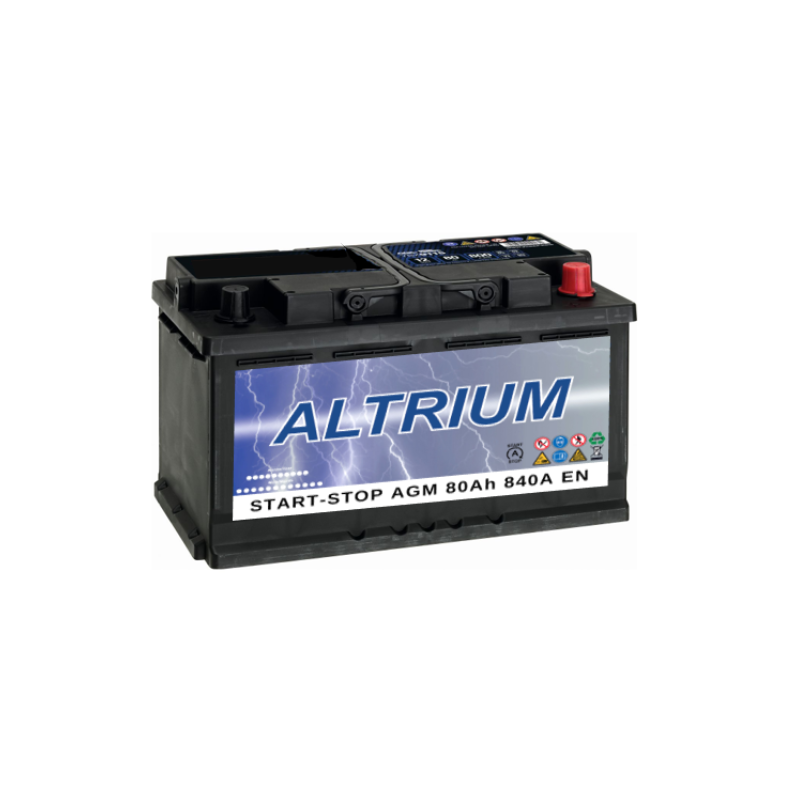 Batterie voiture Start & Stop AGM 80Ah 840AEN (pas cher)