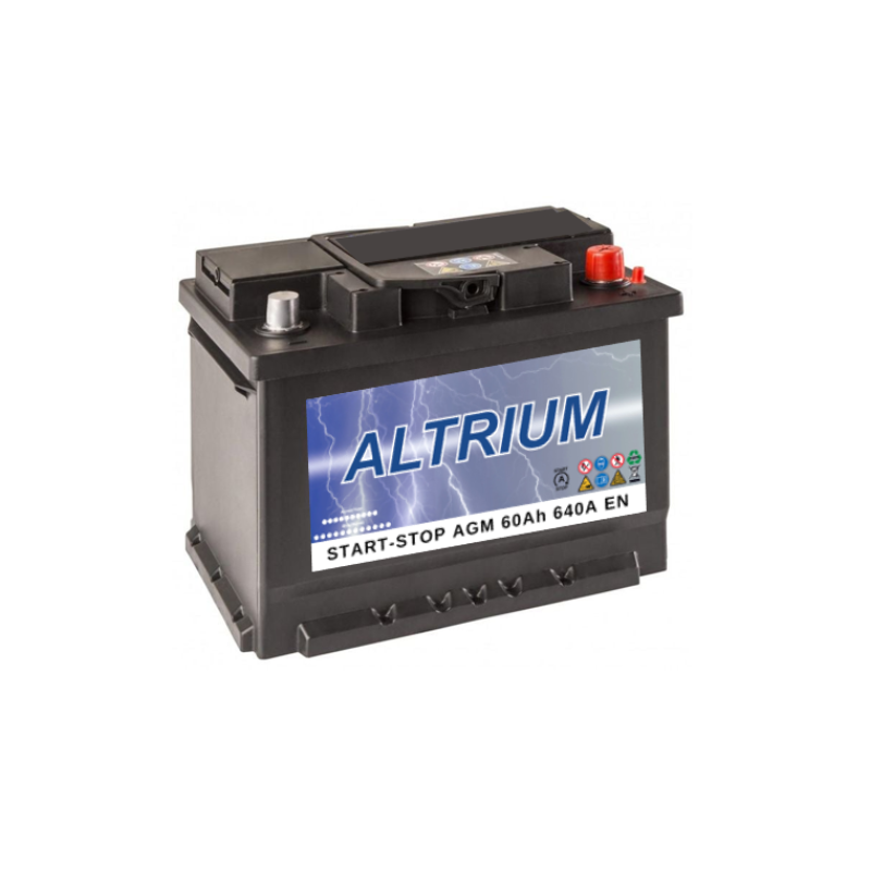 Batterie voiture Start & Stop AGM 60Ah 640AEN (pas cher)