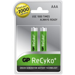 PILES RECHARGEABLES RECYKO 850 mAh LR03 / AAA x2