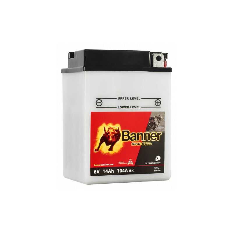Batterie moto BANNER BB38-6A 14Ah 104A