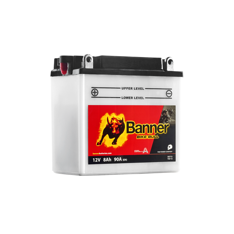 Batterie moto BANNER BB7-A 8Ah 90A