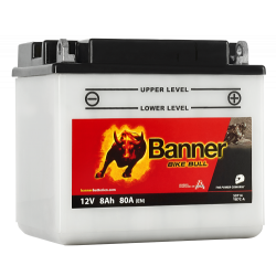 Batterie moto BANNER BB7C-A 8Ah 80A