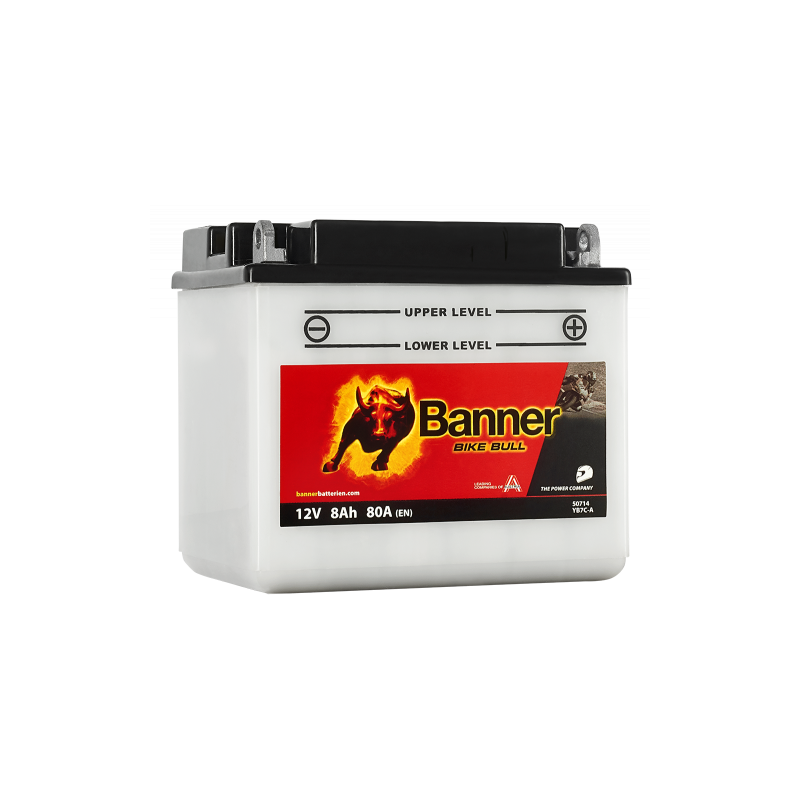 Batterie moto BANNER BB7C-A 8Ah 80A