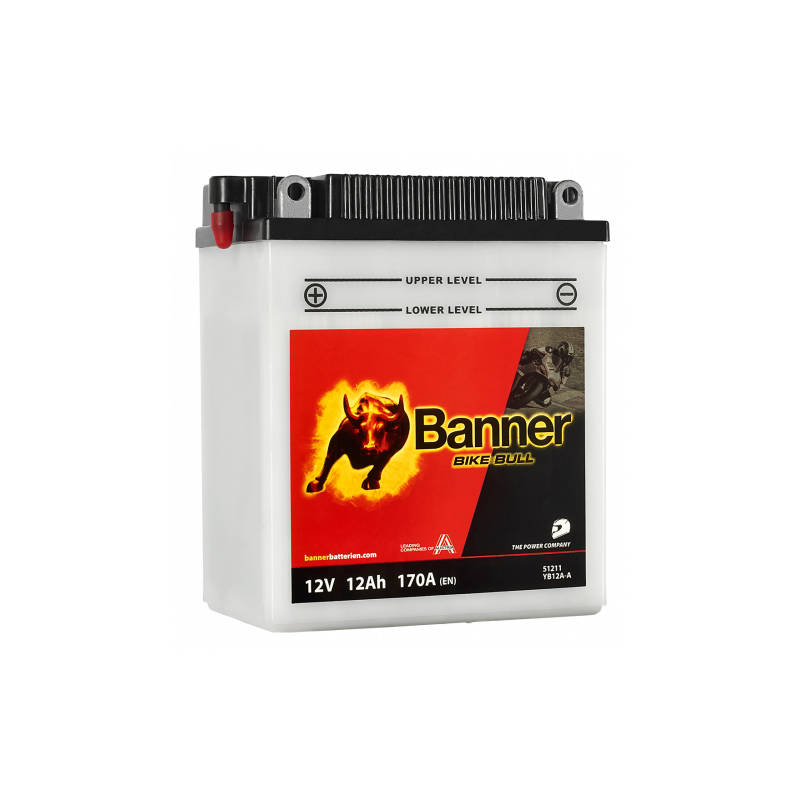 Batterie moto BANNER BB12A-A 12Ah 170A