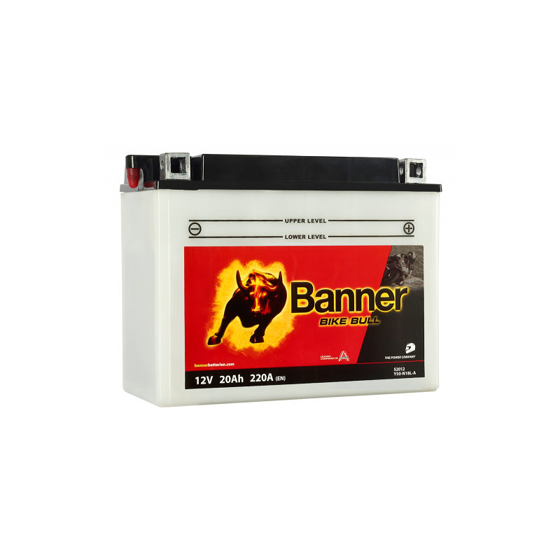 Batterie moto BANNER B50-N18L-A 20Ah 220A