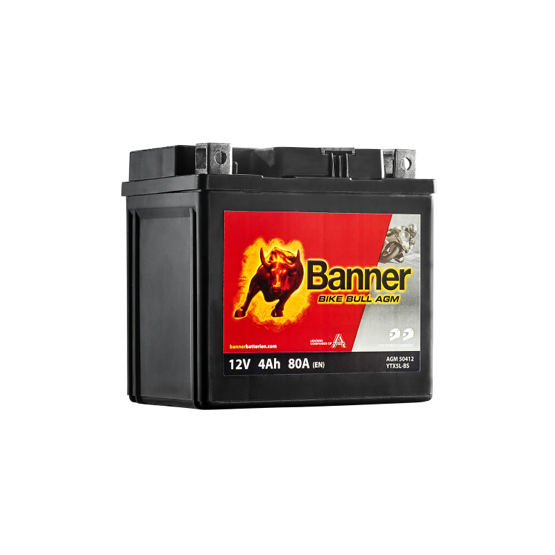Batterie moto BANNER BTX5L-BS 4Ah 80A