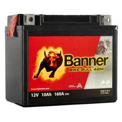 Batterie moto BANNER BTX12-BS 10Ah 160A