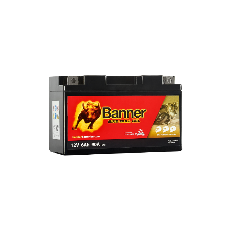 Batterie moto BANNER BGT7B-4 6Ah 90A
