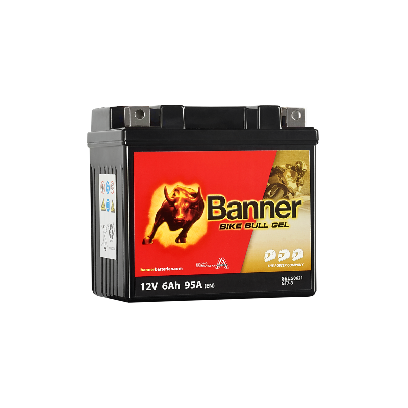 Batterie moto BANNER BGTZ7-S 6Ah 95A