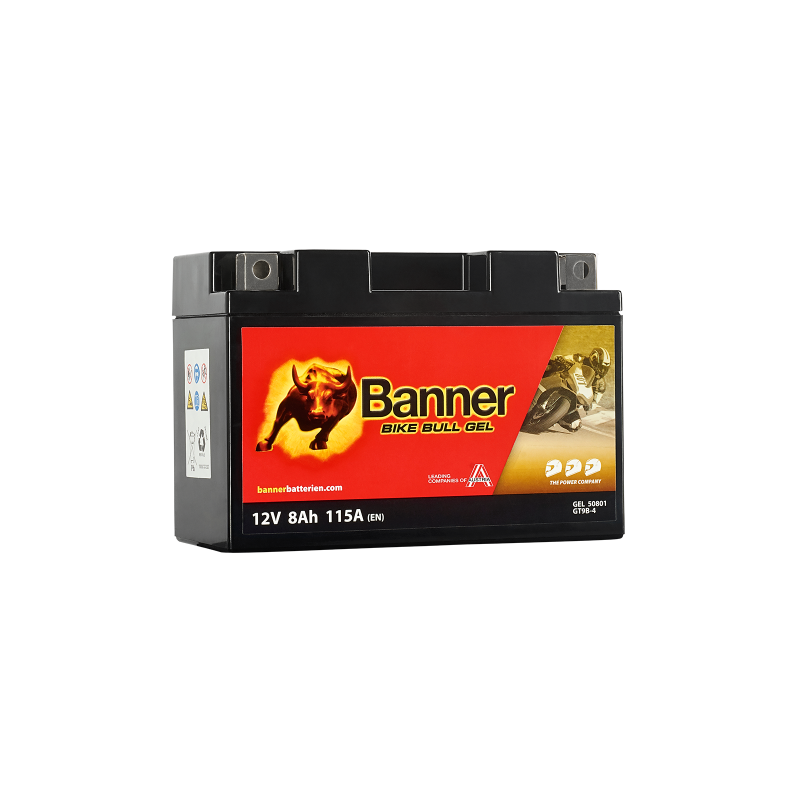 Batterie moto BANNER BGT9B-4 8Ah 115A
