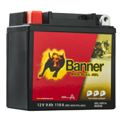 Batterie moto BANNER BGB9B 9Ah 180A