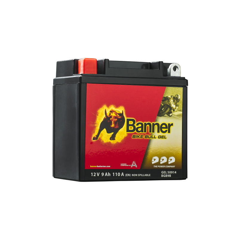 Batterie moto BANNER BGB9B 9Ah 180A