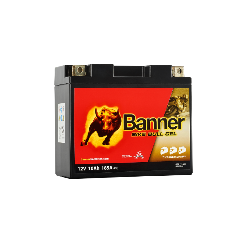 Batterie moto BANNER BGT12B-4 10Ah 165A