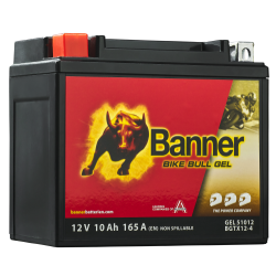 Batterie moto BANNER BGTX12A-4 10Ah 185A