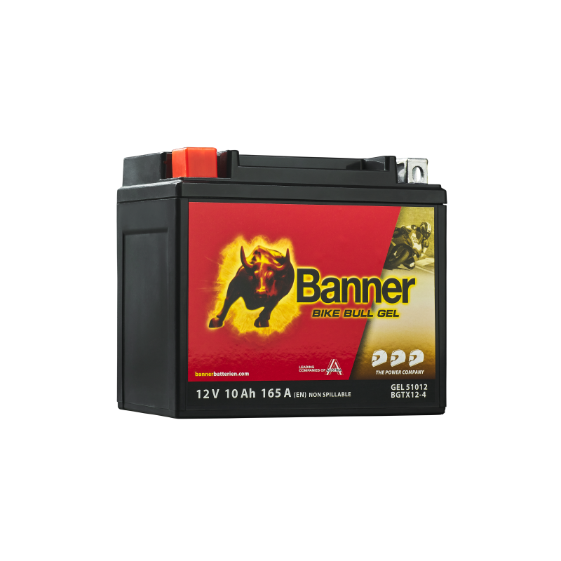 Batterie moto BANNER BGTX12A-4 10Ah 185A