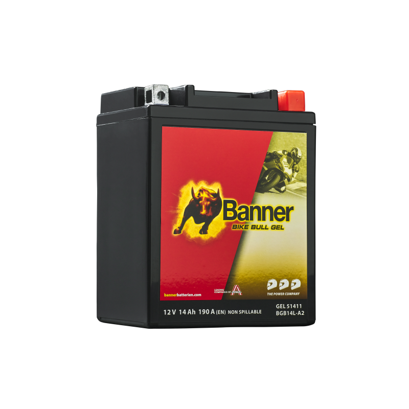 Batterie moto BANNER BGB14L-A2 14Ah 190A