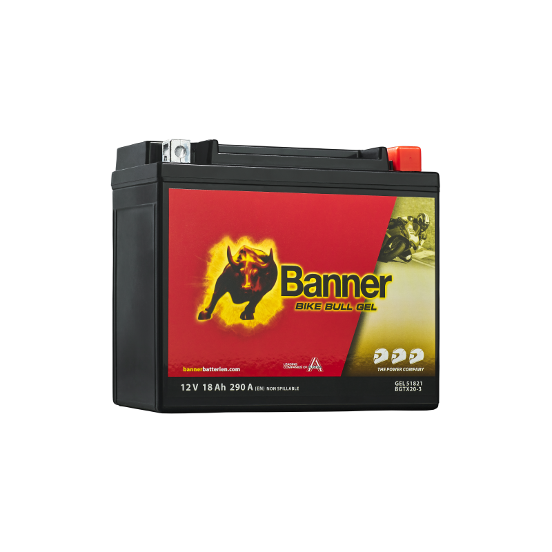 Batterie moto BANNER BGTX20-3 18Ah 290A