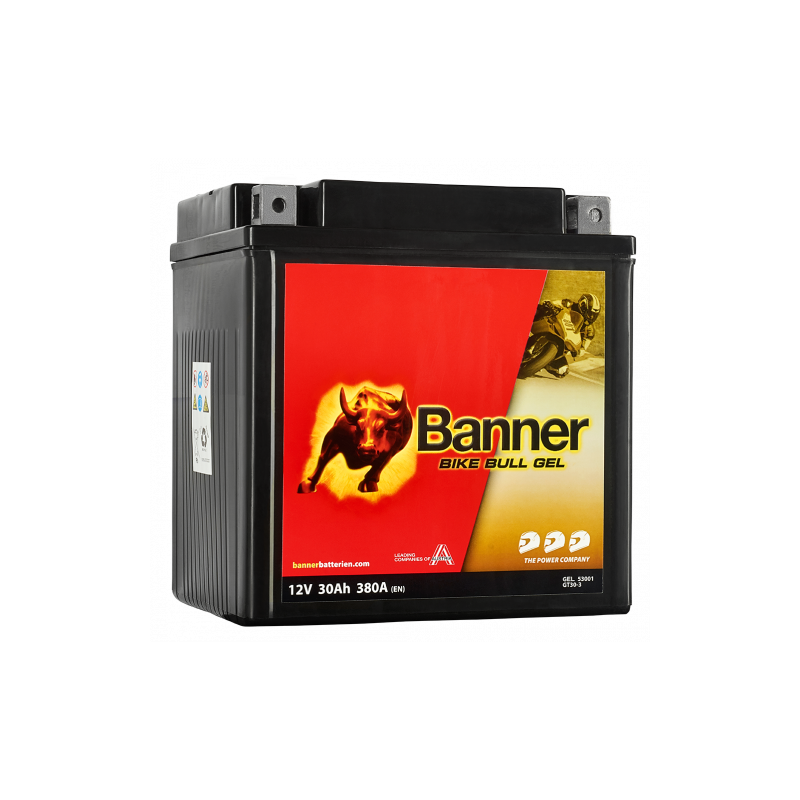 Batterie moto BANNER BGTX30-3 30Ah 380A
