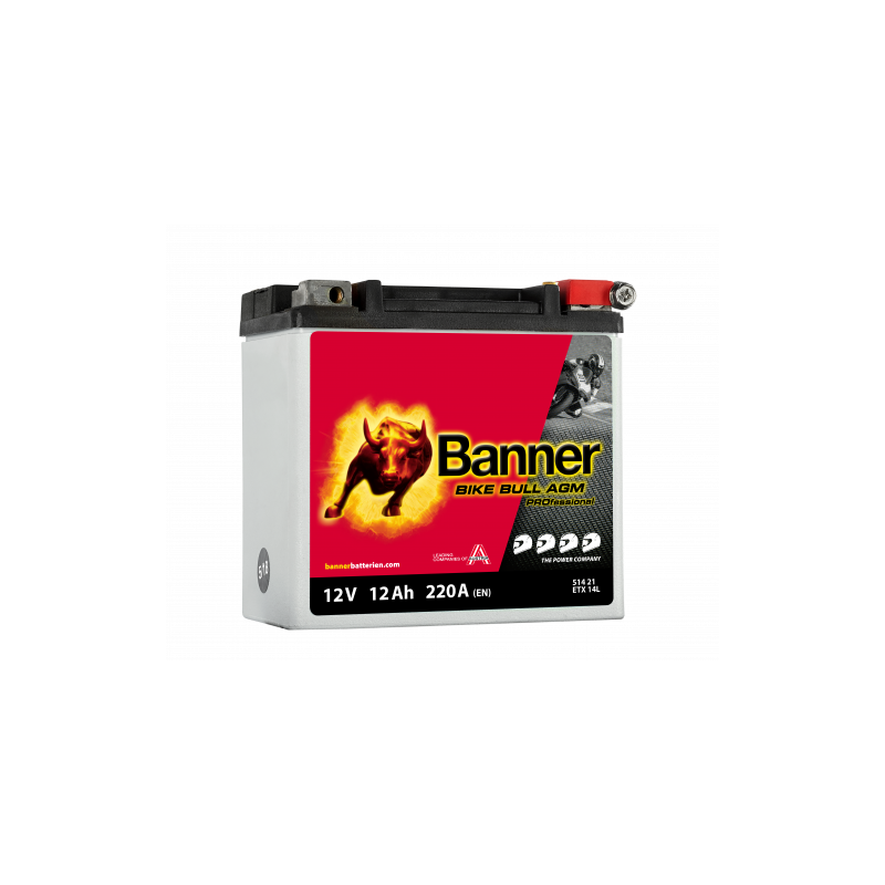 Batterie moto BANNER BETX 14L 12Ah 220A