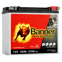 Batterie moto BANNER BETX 20L 18Ah 310A