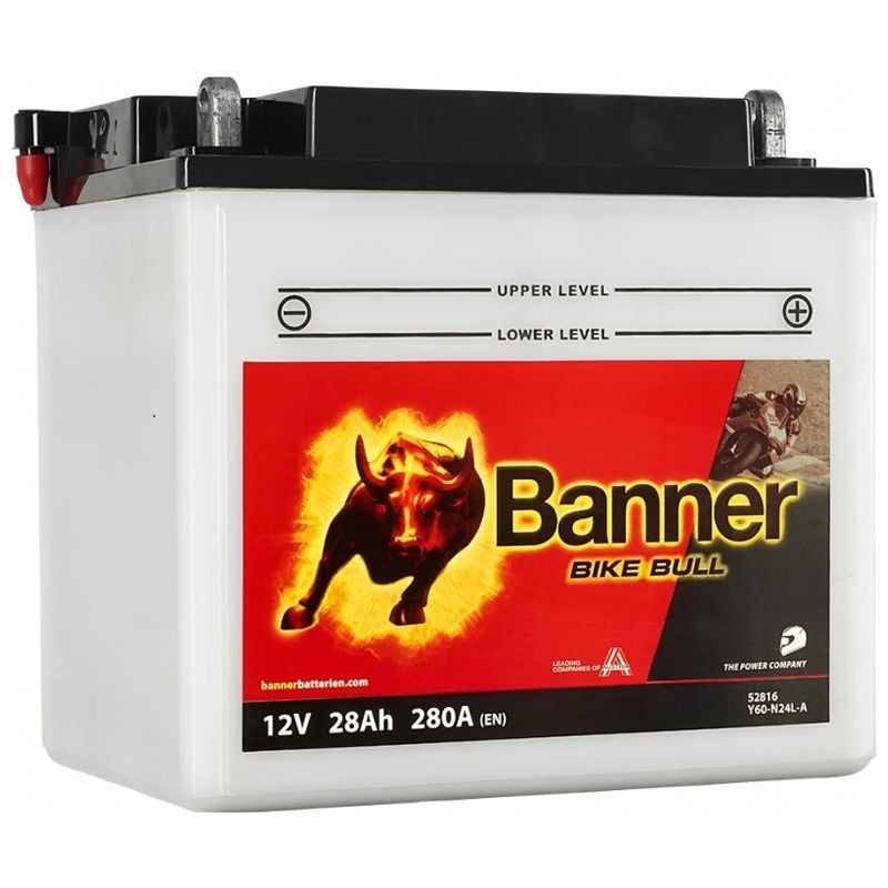 Batterie moto BANNER B60-N24L-A 28Ah 280A