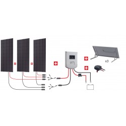 Kit solaire 450W - 12V -...