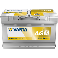 Batterie Start & Stop VARTA A6 80Ah 800AEN
