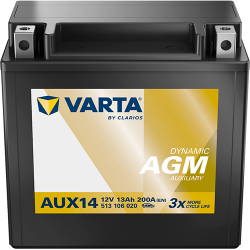 Batterie auxiliaire VARTA AGM AUX14 13Ah 200A
