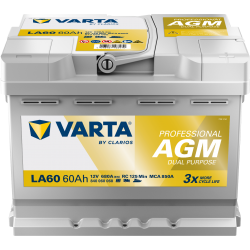 Batterie VARTA LA60 AGM 60Ah 680A