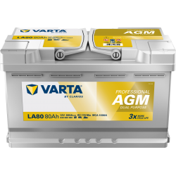 Batterie VARTA LA80 AGM 80Ah 800AEN