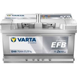 Batterie Start&Stop VARTA E46 EFB 75Ah 730A
