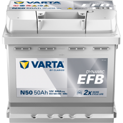 Batterie Start&Stop VARTA N50 EFB 50Ah 550A